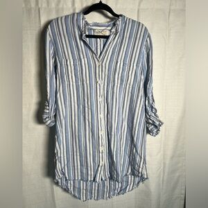 Anthropologie Cloth and Stone Linen Button‎ Shirt- Medium